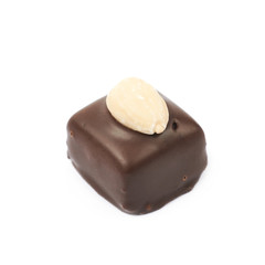 Chocolate confection candy isolated