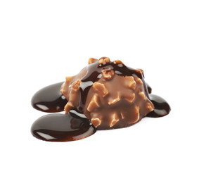 Chocolate confection candy isolated