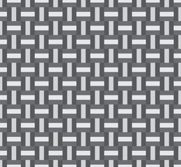 Weaving seamless pattern background; gray color.