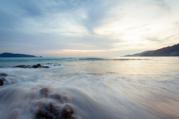 Obraz premium Sunset at the Patong beach , Phuket island