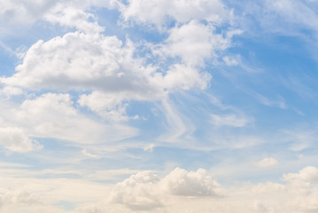 Fototapeta premium blue sky with cloud on day time for background