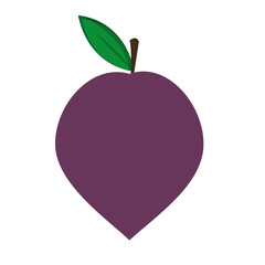 flat design whole beet icon vector illustration