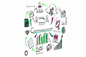 Business plan and strategy . Mixed media