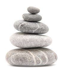 Fototapeta na wymiar balancing pebble stones