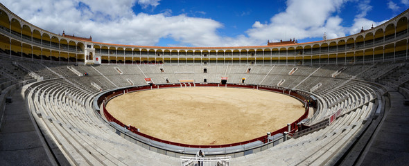 Inside Plaza de Toros de las Ventas in Madrid © jlazouphoto