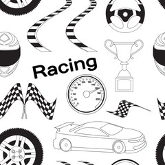 Car Racing pattern