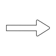 Arrow white sign 10.08