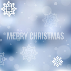 Christmas background with snowflakes