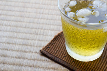 Cold Japanese tea