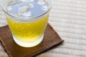 Cold Japanese tea