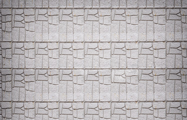 Concrete wall with pattern texture.