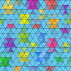 Abstract background of triangles