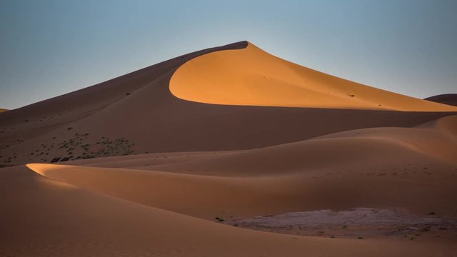 big dunes in the sahara desert morocco