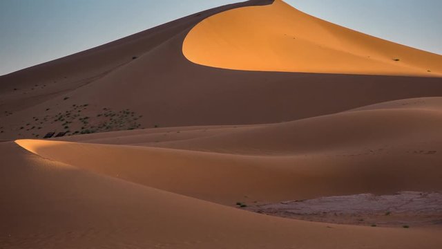 big dunes in the sahara desert morocco