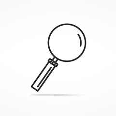 Magnifying Glass Line Icon