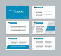  page presentation layout design template 