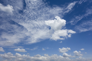 Obraz premium beautiful sky with clouds background.