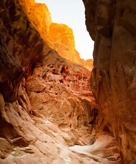 Red Colored Canyon Sinai Peninsula, Egypt