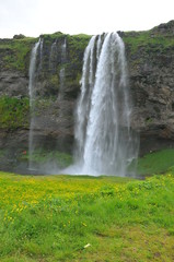 Seljalandsfoss waterfall, Iceland,