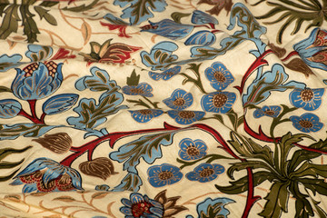 medieval fabric style texture close up background