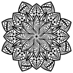Mandala medallion ornament