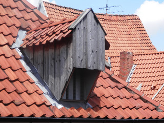 Red Tiled roofs