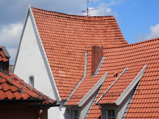 Red Tiled roofs