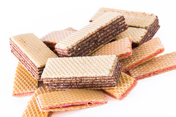 Candy, chocolate wafers