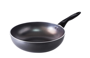 Black pan empty