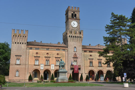 Giuseppe Verdi Square, Busseto, Parma, Italy