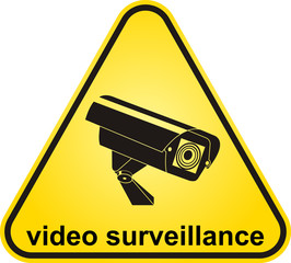 Video surveillance sign.