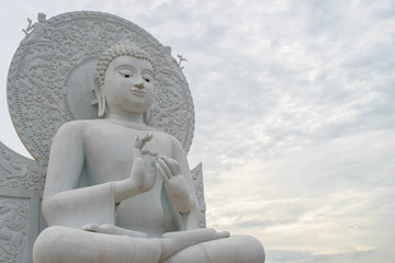 White Buddha , Hin Kong ,Saraburi province , Thailand