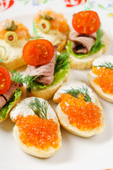 different canape