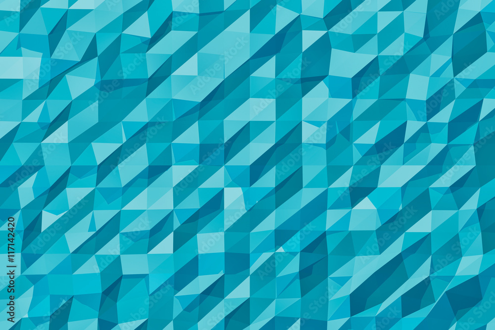 Aufkleber abstract lowpoly background. 3d rendering