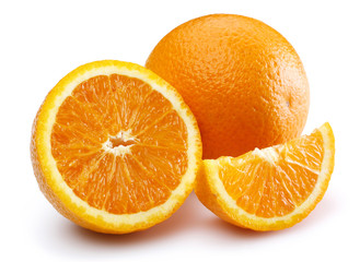 Fototapeta na wymiar Orange and Slice Orange 