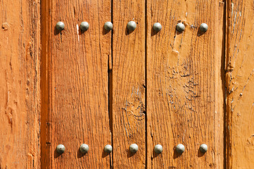 old vintage wooden door , background