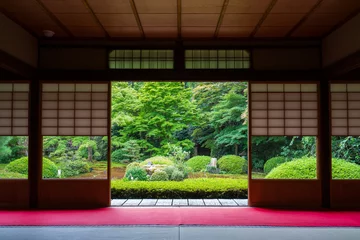 Photo sur Plexiglas Temple Jardin japonais du temple Unryu-in à Kyoto