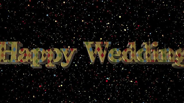 Happy Wedding 3D title