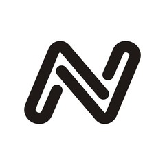 Obraz premium Letter N or N Letter