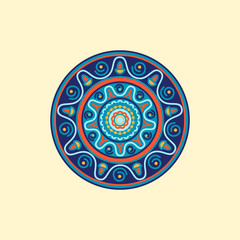 Colorful mandala. Decorative round ornaments.  - 117146053