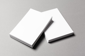 Mock up on grey background