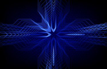 Abstract geometric digital technology background. Vector illustration