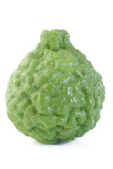 bergamot fruit isolated on white background