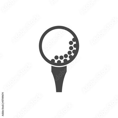 Golf Ball On Tee Vector - Free Vector n Clip Art