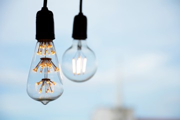 Beautiful retro luxury light lamp