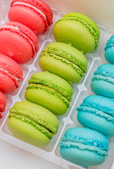 colorful macaroons