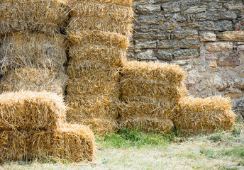 hay bales