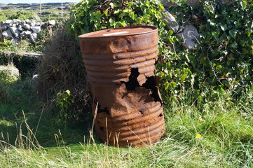 Obraz premium rusty barrel