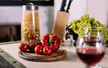 Close up of vegetable on the table