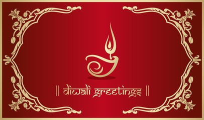 Oil lamp, Diwali greetings , royal Rajasthan, India © SIRIUS*